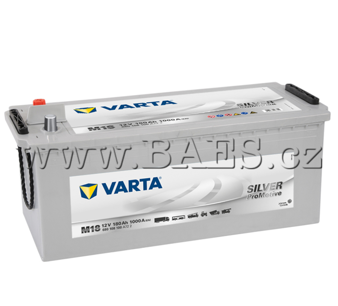 Autobaterie VARTA PROmotive  SILVER 180Ah 1000A 12V 680 108 100